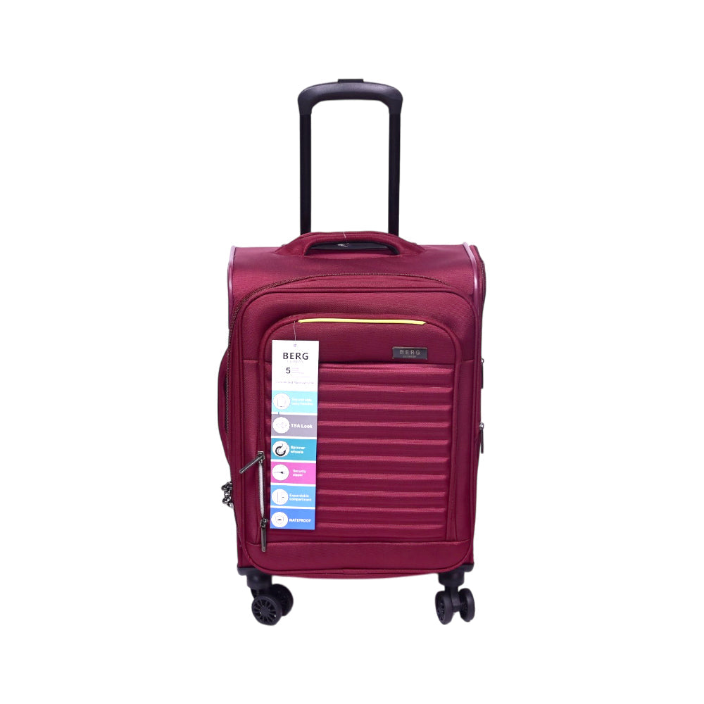 BERG GERMAN TROLLEY CASE NG RED 20 INCH Default Title - MamasJan Luggage