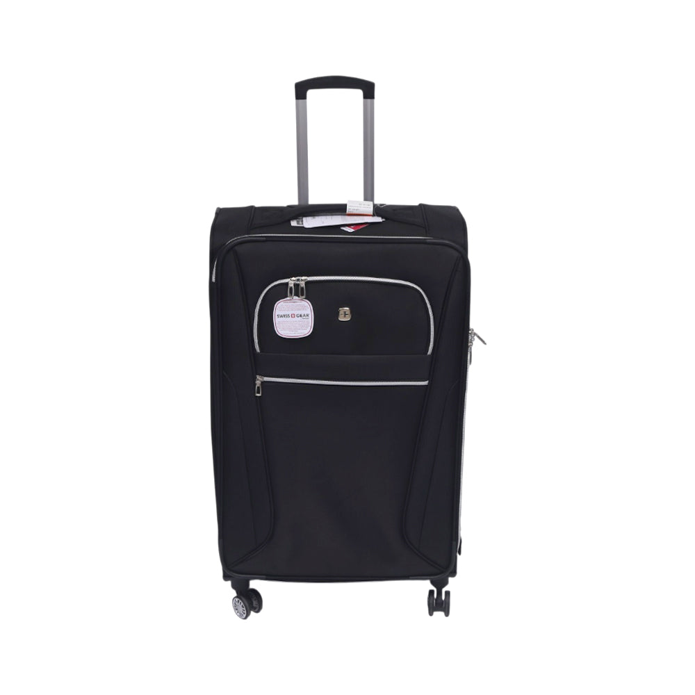 SWISS GEAR TROLLEY CASE CHECK LITE BLACK 29 INCH Default Title - MamasJan Luggage