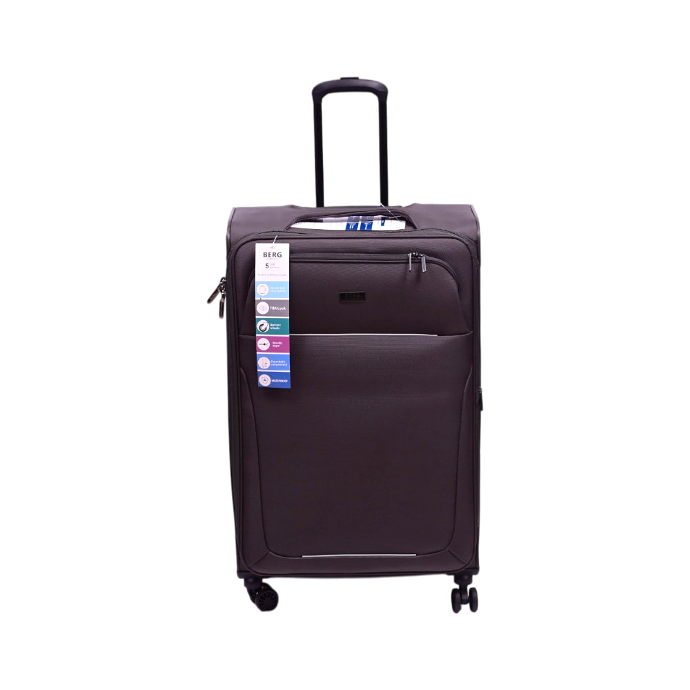 BERG GERMAN TROLLEY CASE SALMON GREY 28 INCH Default Title - MamasJan Luggage