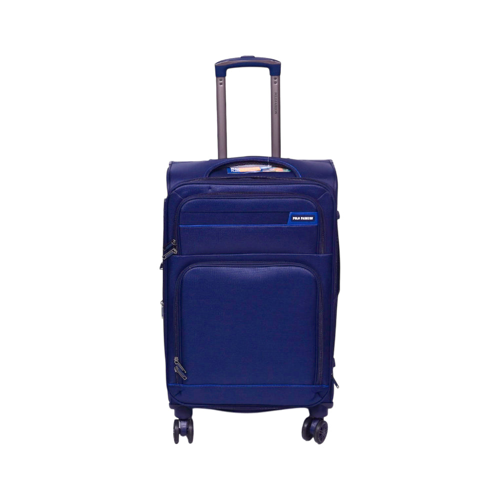 POLO FASHION TROLLEY CASE NAVY 24 INCH Default Title - MamasJan Luggage