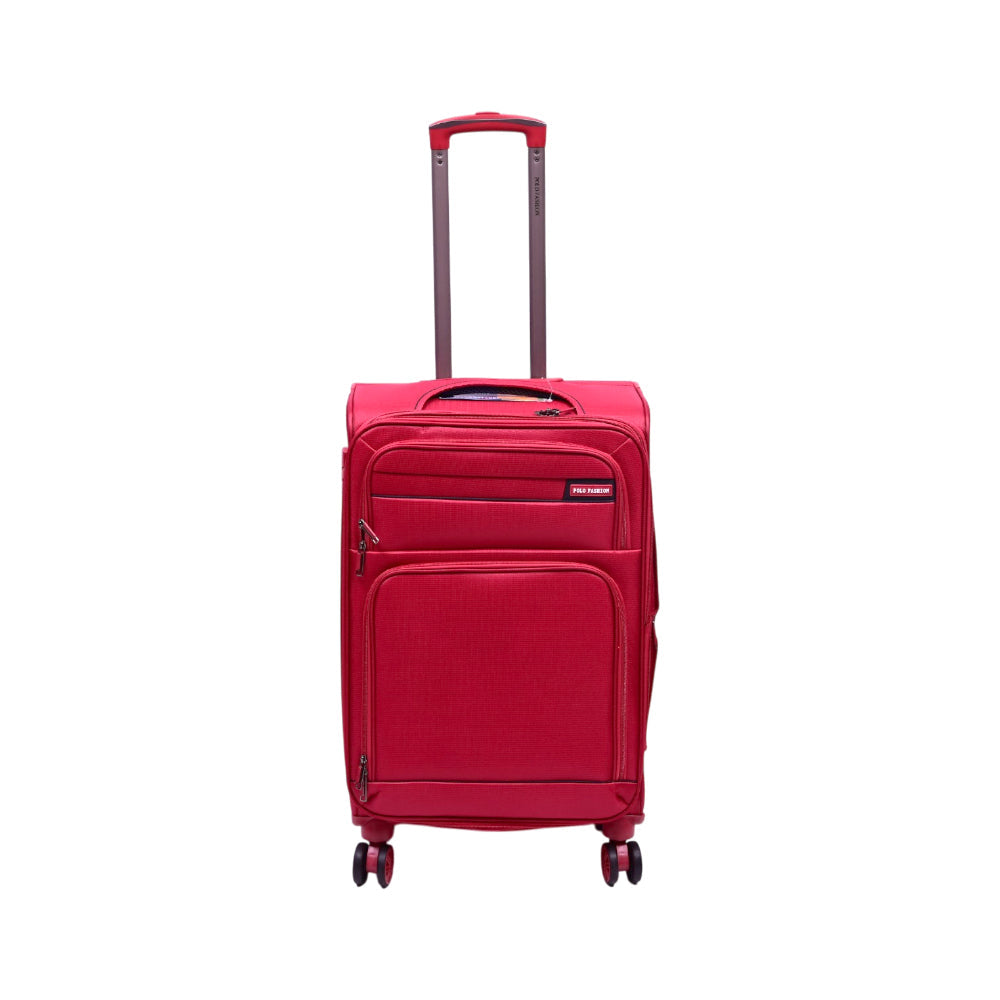 POLO FASHION TROLLEY CASE RED 24 INCH Default Title - MamasJan Luggage