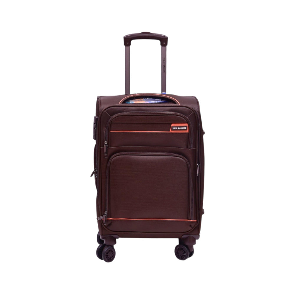 POLO FASHION TROLLEY CASE COFFEE 20 INCH Default Title - MamasJan Luggage