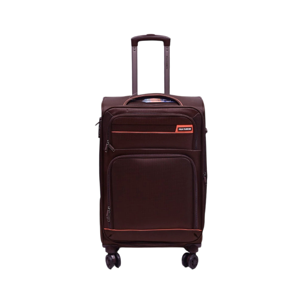 POLO FASHION TROLLEY CASE COFFEE 24 INCH Default Title - MamasJan Luggage