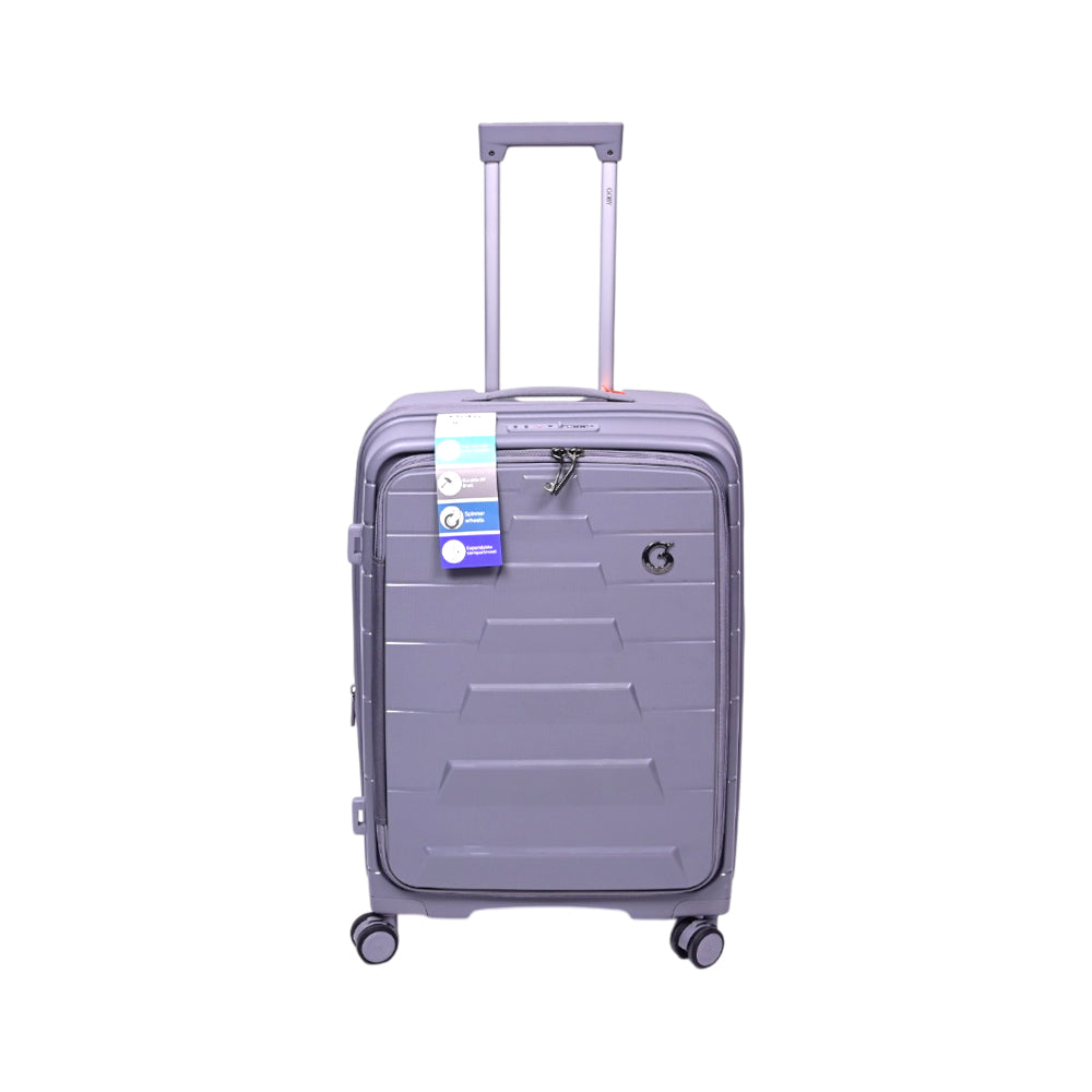 GOBY LONDON TROLLY CASE EUAN GREY 24 INCH Default Title - MamasJan Luggage