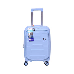 GOBY LONDON TROLLY CASE EUAN BLUE 20 INCH Default Title - MamasJan Luggage