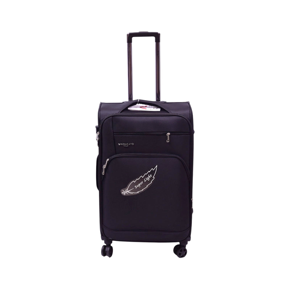 RONCATO TROLLY CASE AIR LITE BLACK 26 INCH Default Title - MamasJan Luggage