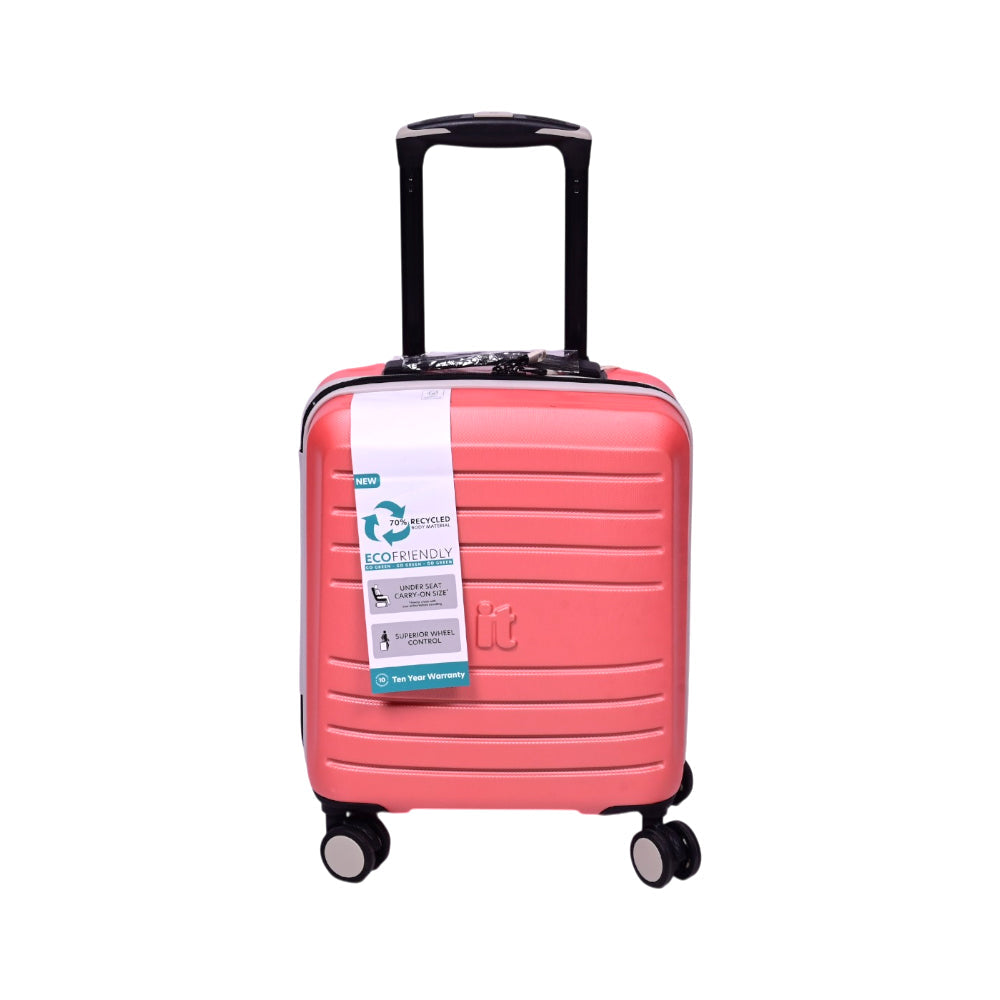 IT TROLLEY CASE ECO PROTECT CORAL 18 INCH Default Title - MamasJan Luggage