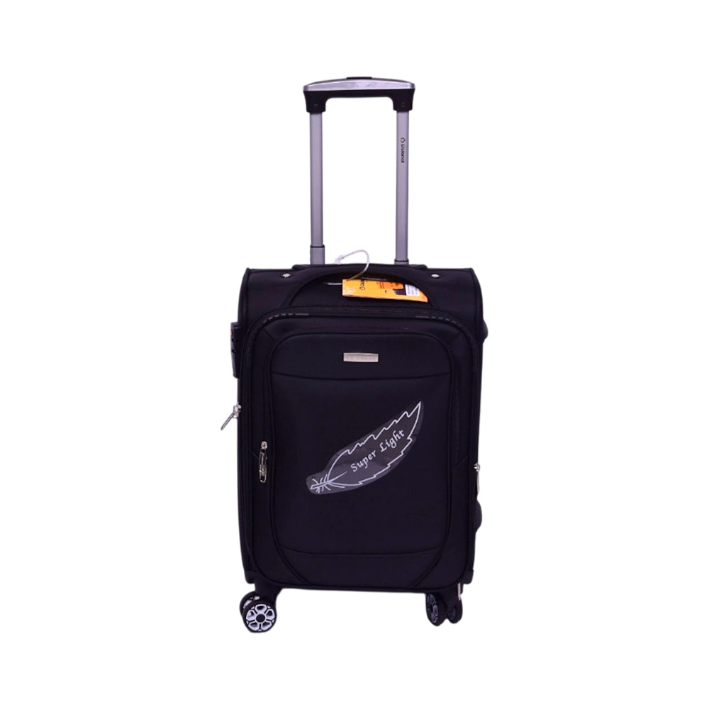 DIPLOMAT TROLLEY CASE AIR PLUS BLACK 20 INCH Default Title - MamasJan Luggage