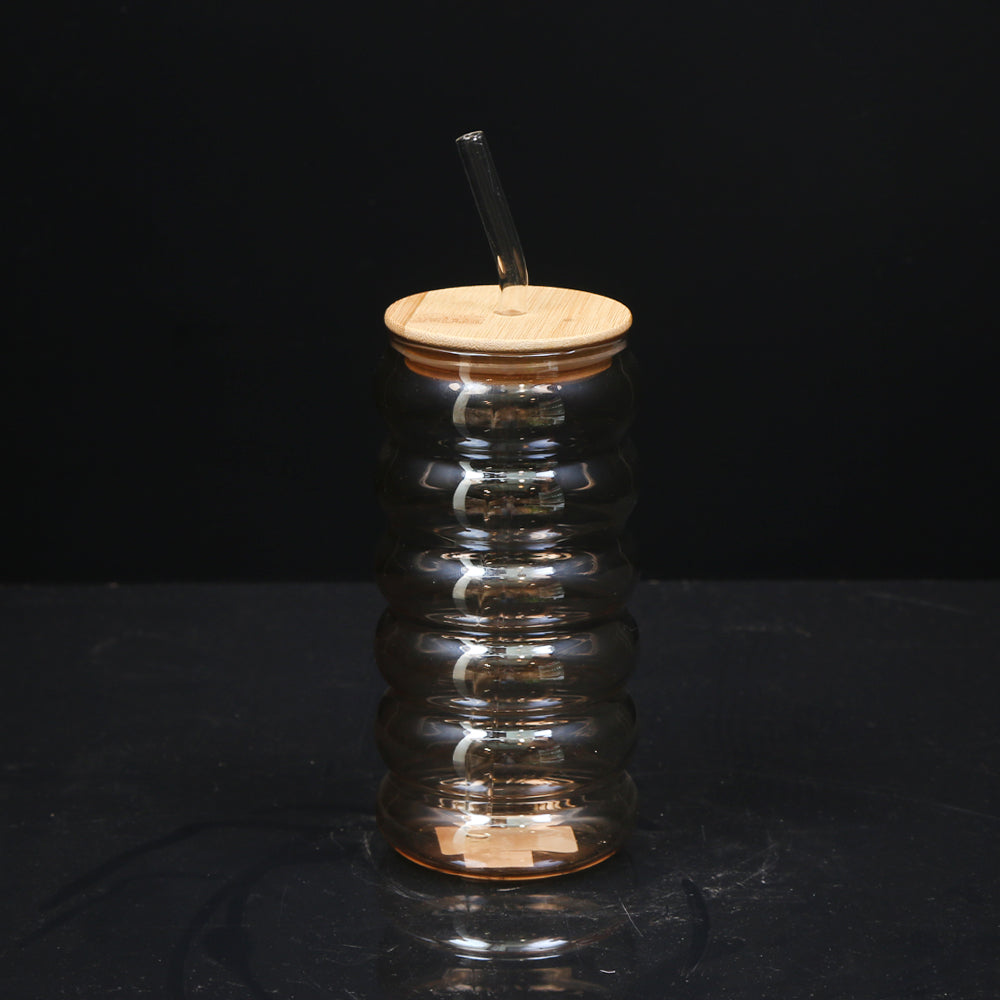 MUG WITH STRAW 82-5 Default Title - MamasJan Crockery