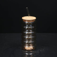 MUG WITH STRAW 82-5 Default Title - MamasJan Crockery