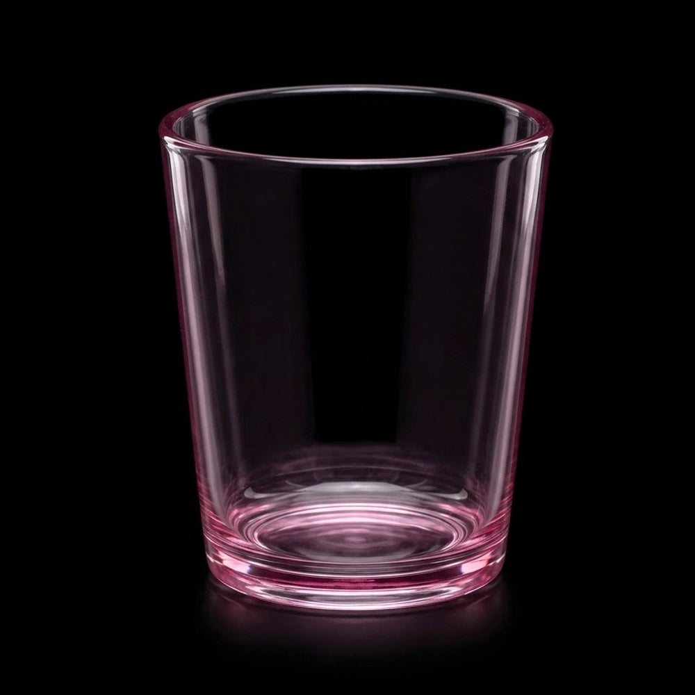 GLASS ACRYLIC KJ11 COLOUR PINK (Pack of 6) Default Title - MamasJan Crockery