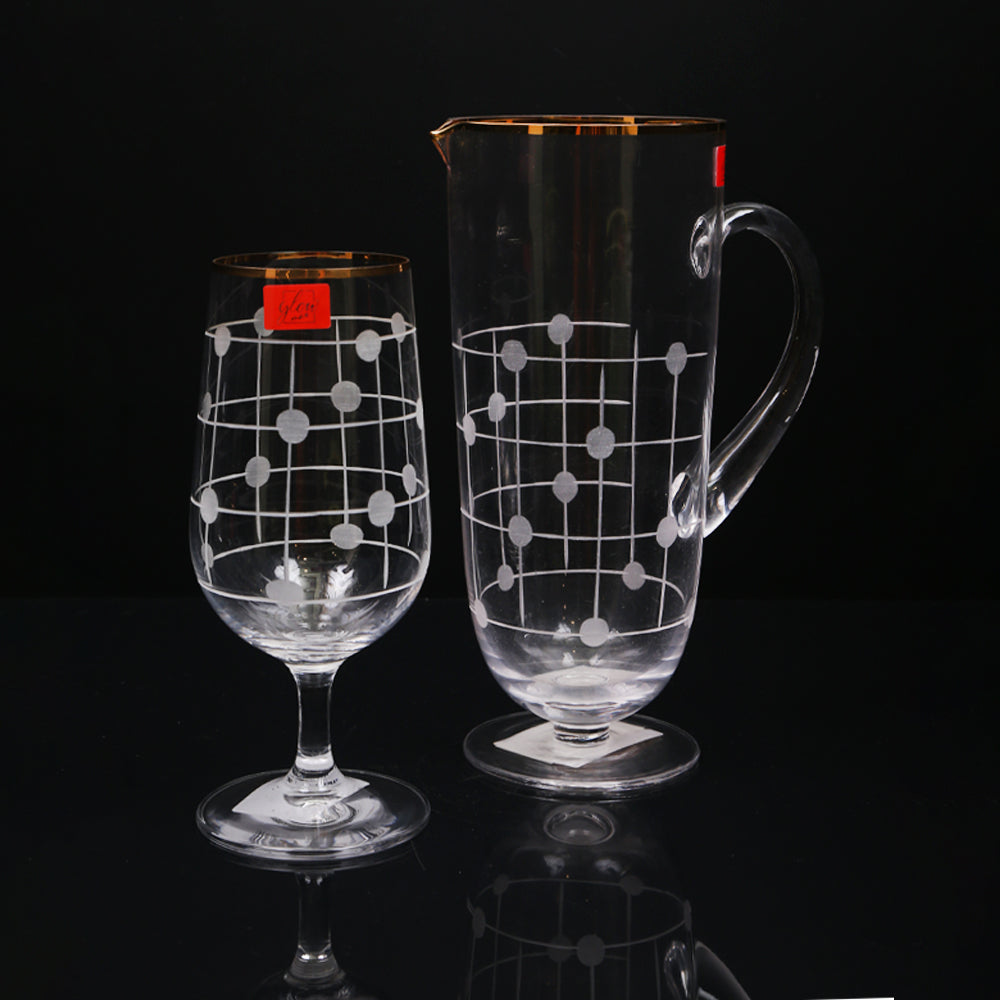 WATER SET 7PC GLOW MAX YW8408G Default Title - MamasJan Crockery