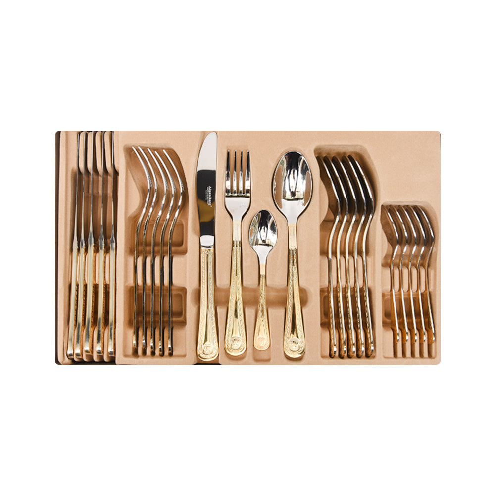 CUTLERY SET 24PC ALPEN BERG EE121 Default Title - MamasJan Crockery