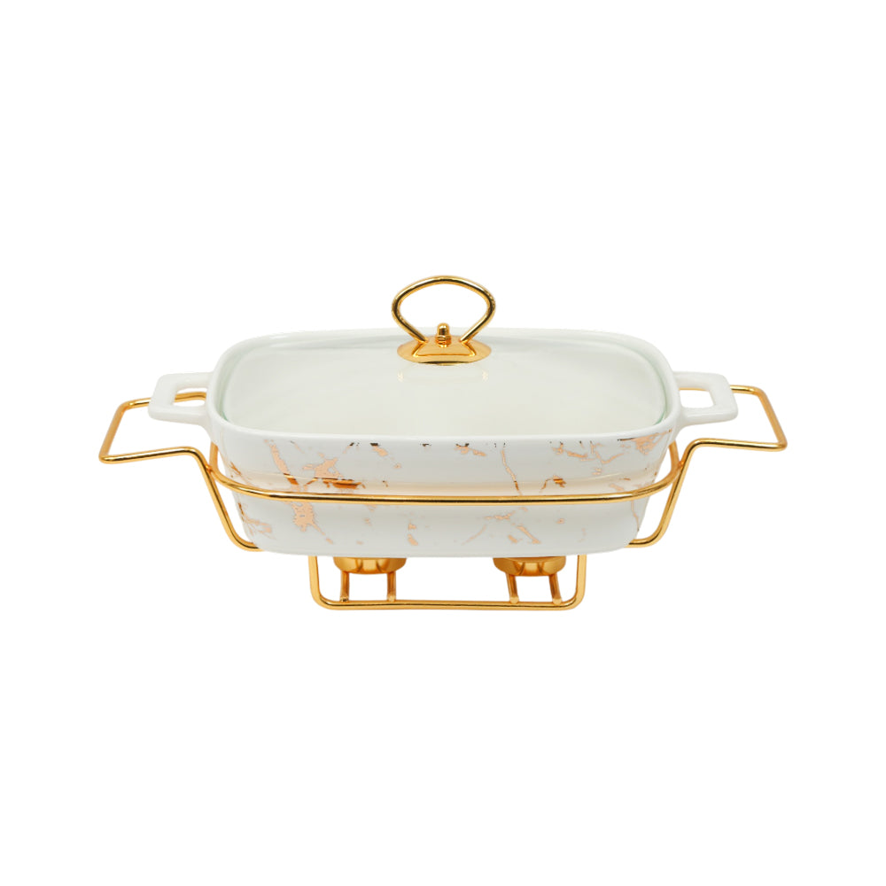 DONGA RECTANGULAR MORE & MORE CX2420 WHITE Default Title - MamasJan Crockery