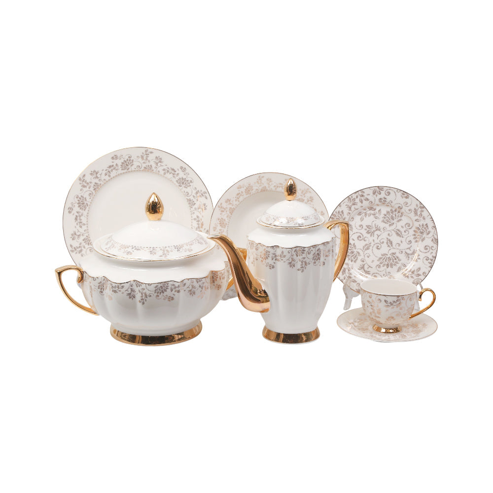 DINNER SET 65PC MORE & MORE DS24A283 Default Title - MamasJan Crockery