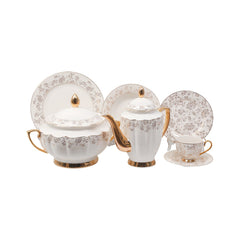 DINNER SET 65PC MORE & MORE DS24A283 Default Title - MamasJan Crockery