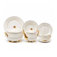 DINNER SET 89PC MORE & MORE DS23A159 Default Title - MamasJan Crockery