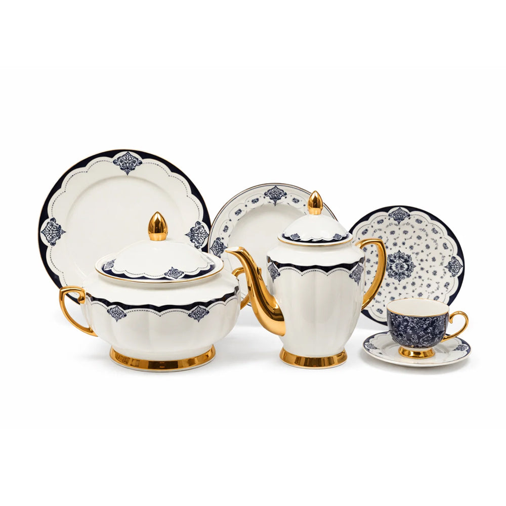 DINNER SET 89PC MORE & MORE DS22A388 Default Title - MamasJan Crockery