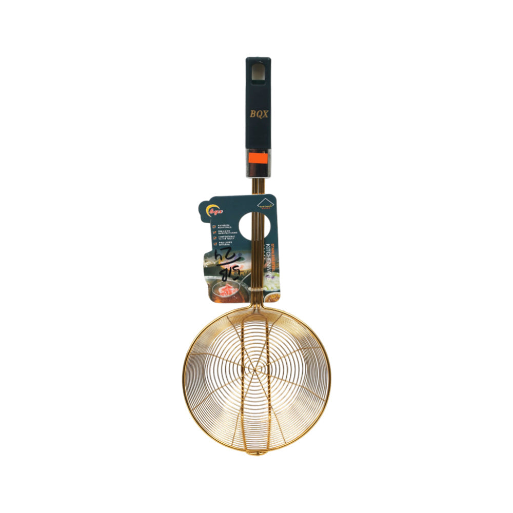 FRY STRAINER DEEP 16 CM GOLDEN LY34094 ZIK Default Title - MamasJan Crockery