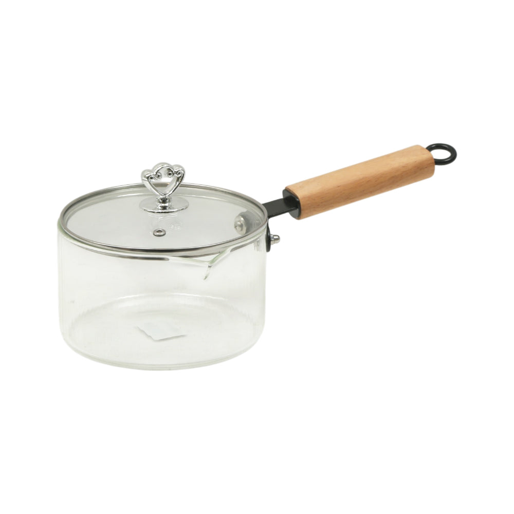 SAUCE PAN BOROSILICATE 1.8 LTR Q8951-1 Default Title - MamasJan Crockery