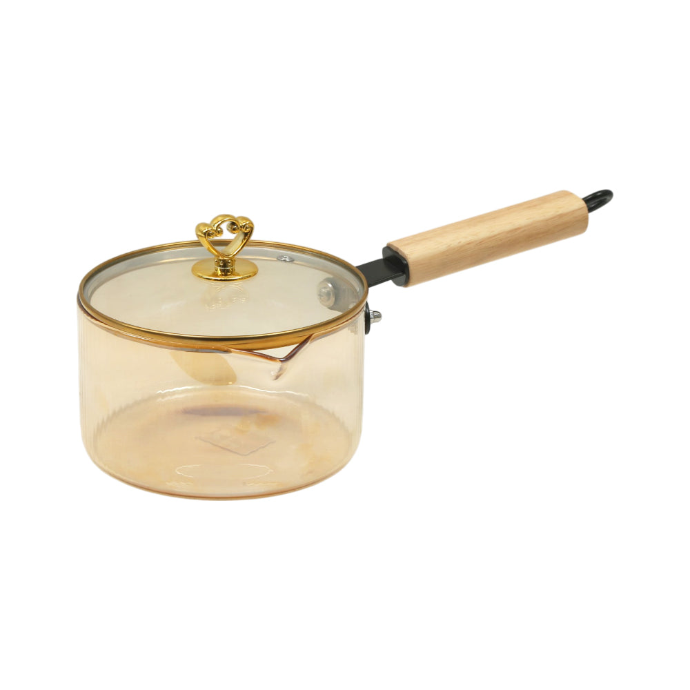 SAUCE PAN BOROSILICATE 1.8 LTR Q8951-1H Default Title - MamasJan Crockery