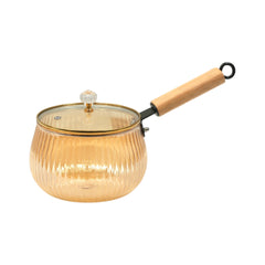 SAUCE PAN BOROSILICATE 2.5 LTR Q8324-1H Default Title - MamasJan Crockery