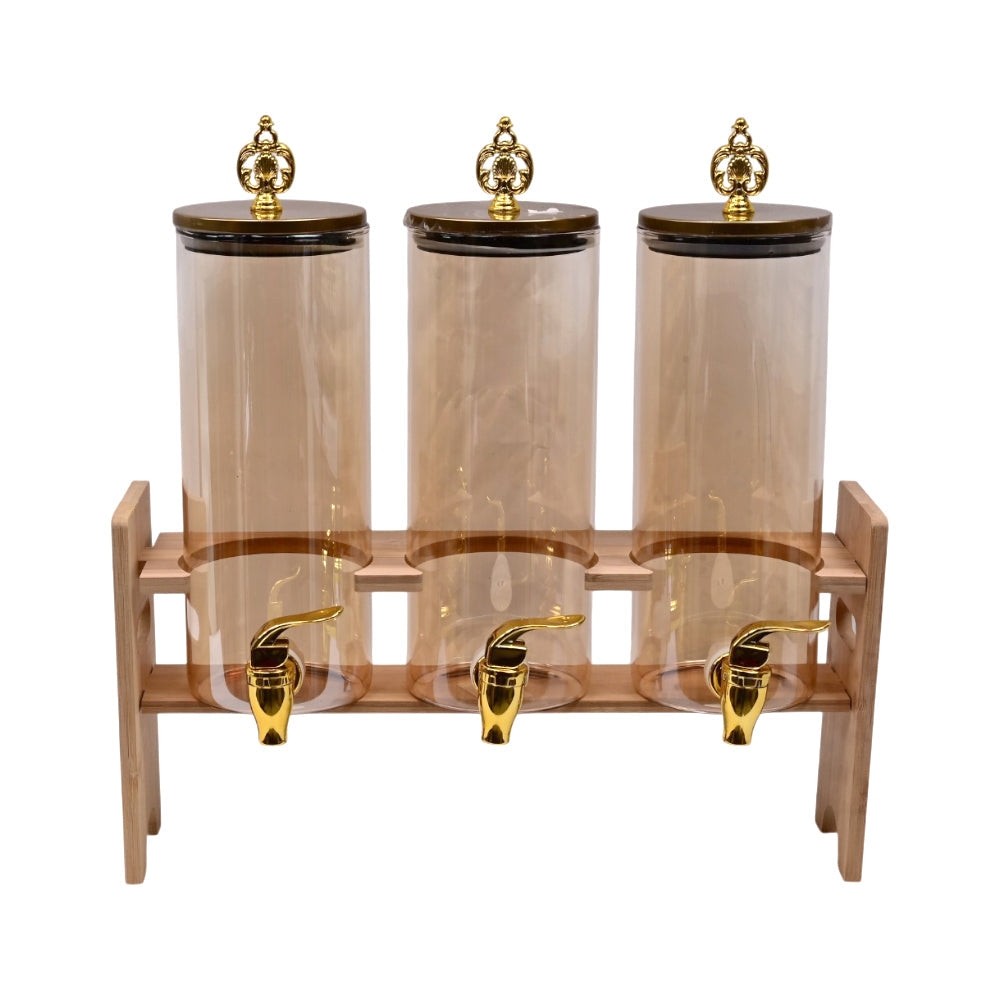 WATER COOLER SET 3PC BOROSILICATE 5.5 LTR Q5501-3H Default Title - MamasJan Crockery