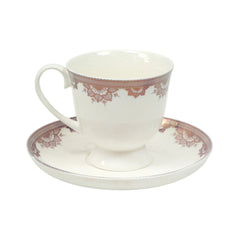 CUP & SAUCER BONE CHINA HS013 TMC (Pack of 6) Default Title - MamasJan Crockery