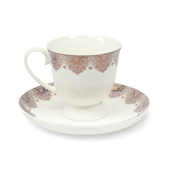 CUP & SAUCER BONE CHINA HS001 TMC (Pack of 6) Default Title - MamasJan Crockery
