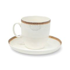 CUP & SAUCER BONE CHINA YB002 TMC (Pack of 6) Default Title - MamasJan Crockery