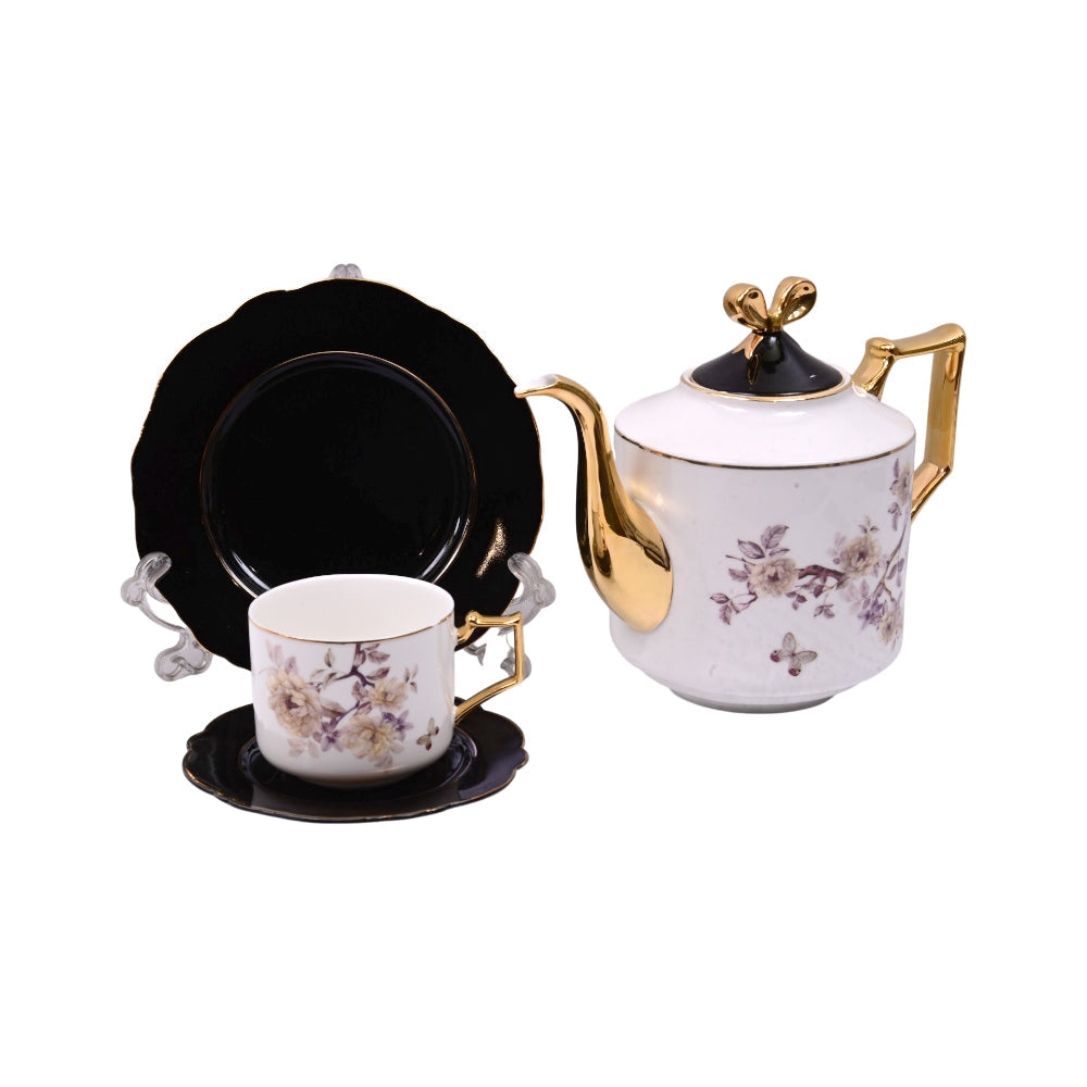 TEA SET 24PC BONE CHINA ZG-A9334-3 AAK Default Title - MamasJan Crockery