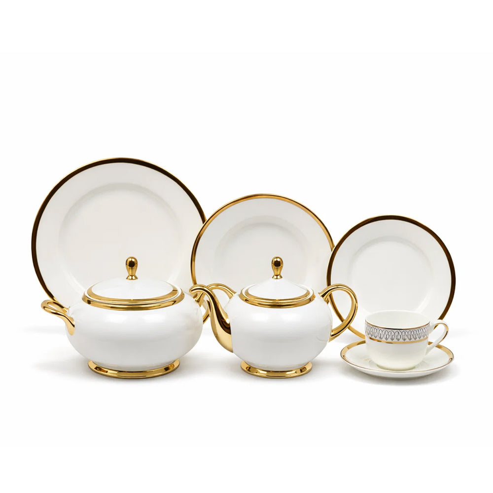 DINNER SET 61PC BONE CHINA J1-8 TMC Default Title - MamasJan Crockery