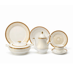 DINNER SET 61PC BONE CHINA EN333 KC Default Title - MamasJan Crockery
