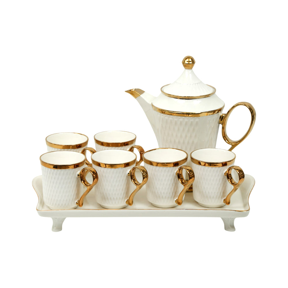 COFFEE SET 9PC CERAMIC BY858-1 HFE Default Title - MamasJan Crockery