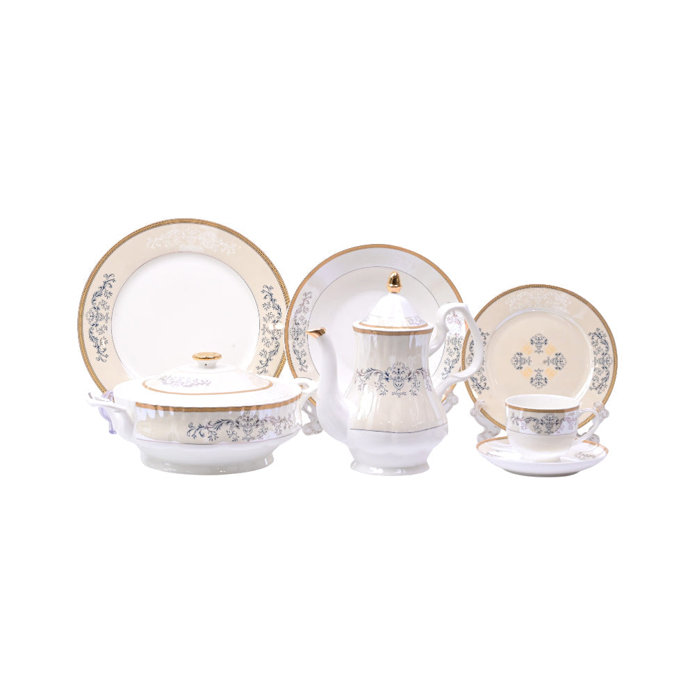 DINNER SET 61PC BONE CHINA EN331 KC Default Title - MamasJan Crockery