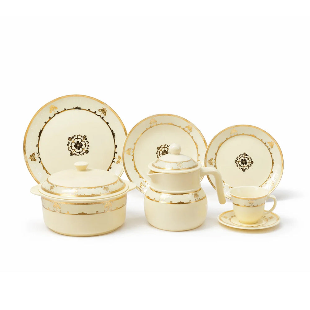 DINNER SET 72PC MARBLE HZDW4430 KC Default Title - MamasJan Crockery