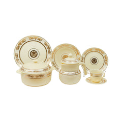 DINNER SET 72PC MARBLE HZDW4437 KC Default Title - MamasJan Crockery