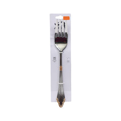 SERVING FORK ROYAL BISTRO IR GOLDEN/SILVER 2010 Default Title - MamasJan Crockery