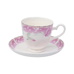CUP & SAUCER BONE CHINA SH156/02763 (Pack of 6) Default Title - MamasJan Crockery