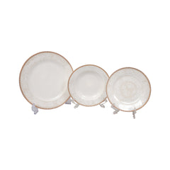 PLATE SET 18PC BONE CHINA 006 KC Default Title - MamasJan Crockery