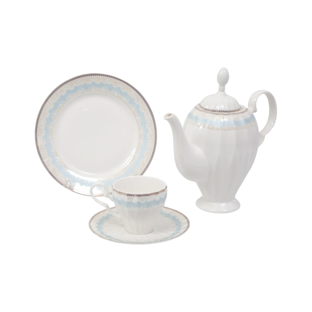 TEA SET 24PC BONE CHINA TY630841 Default Title - MamasJan Crockery