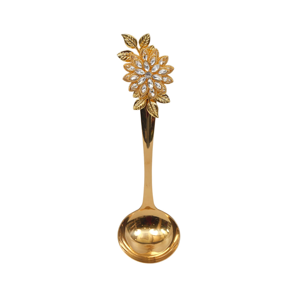 SPOON SERVING GOLDEN 7099-24 ZIK Default Title - MamasJan Crockery