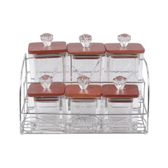 SPICE SET 6PC SQUARE 5406WB MS Default Title - MamasJan Crockery