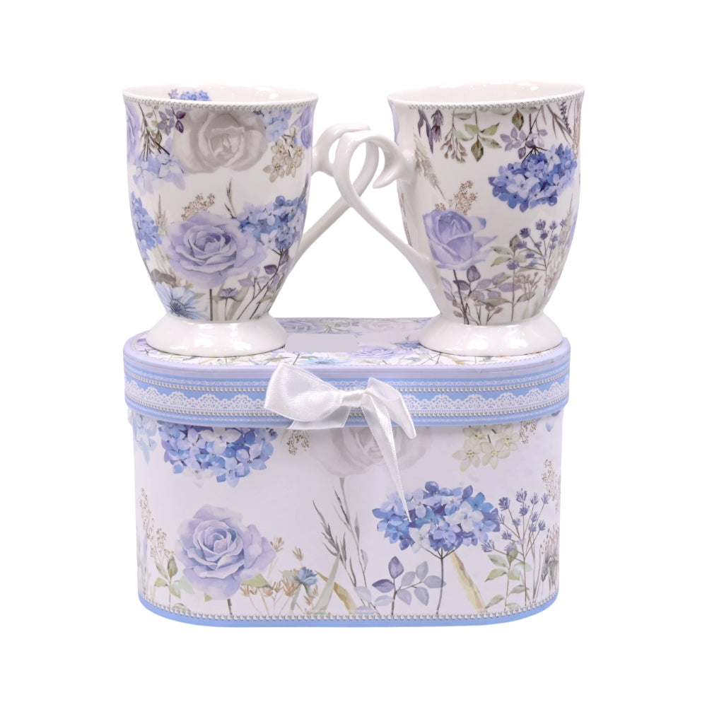 MUG SET 2PC BONE CHINA IR LC004S2/F21-40 Default Title - MamasJan Crockery