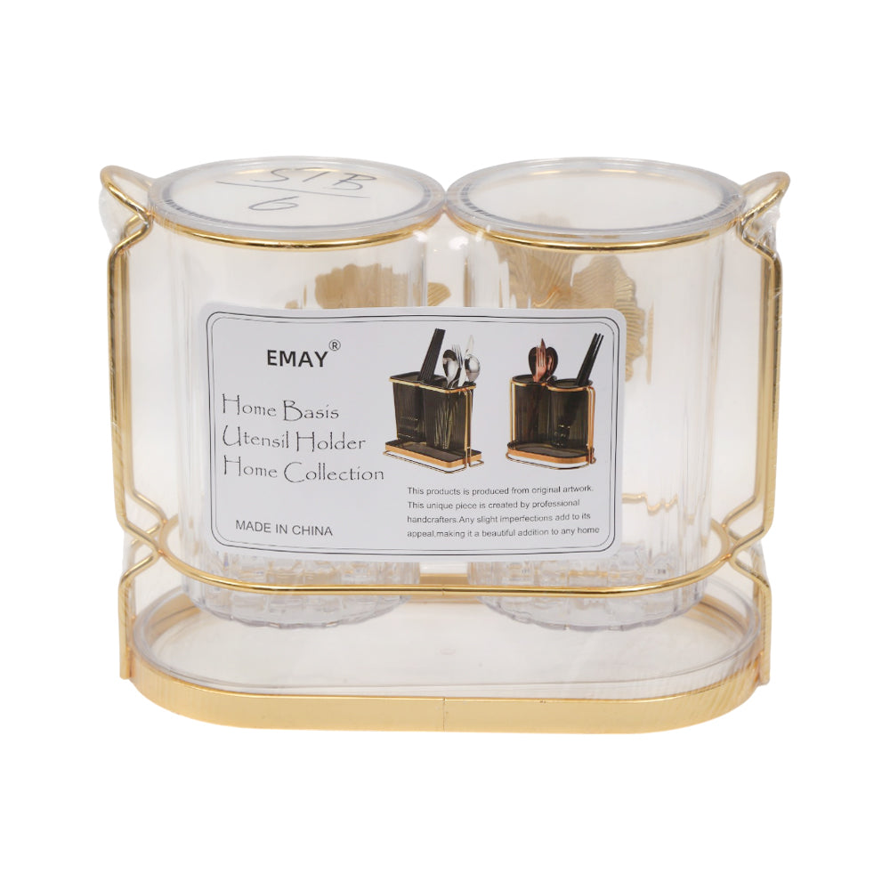 SPOON HOLDER ACRYLIC EMAY DS19077 ZTK Default Title - MamasJan Crockery