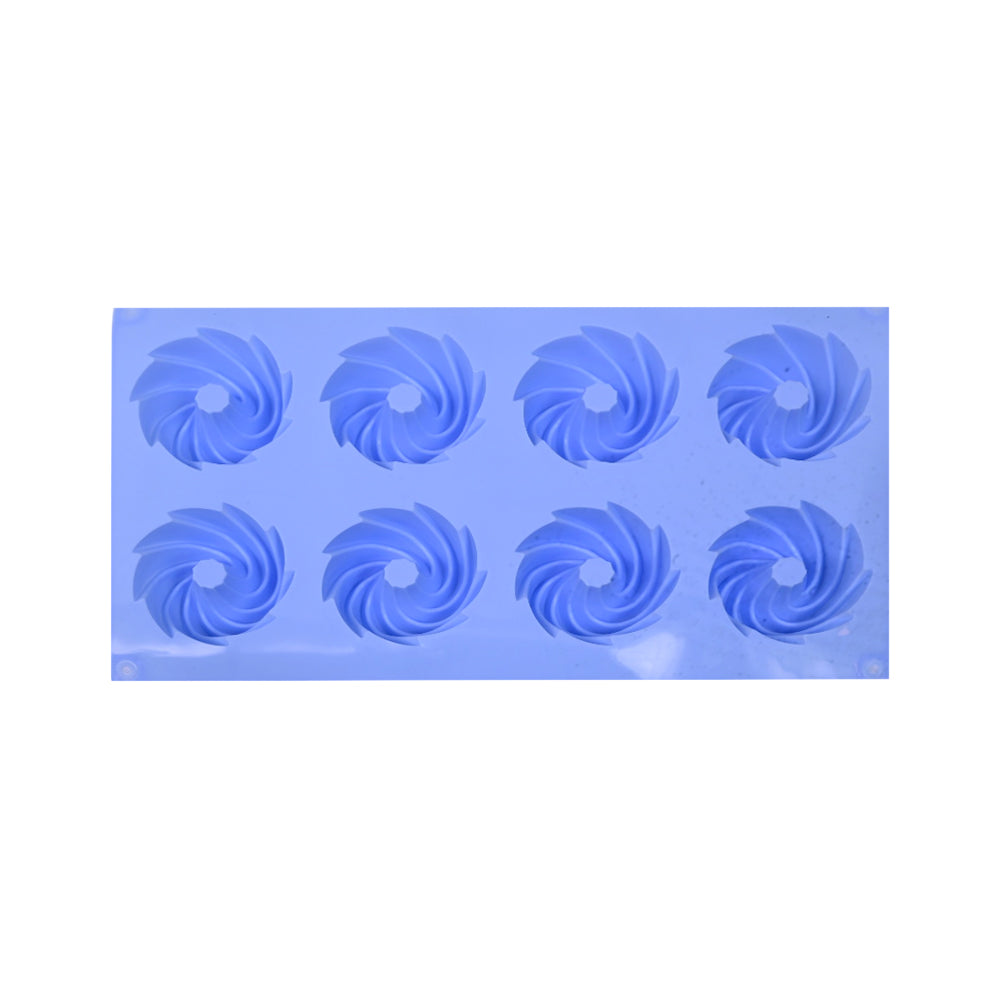 MUFFIN PAN 8 CUPS SILICONE IR YH330/E187-189 Default Title - MamasJan Crockery