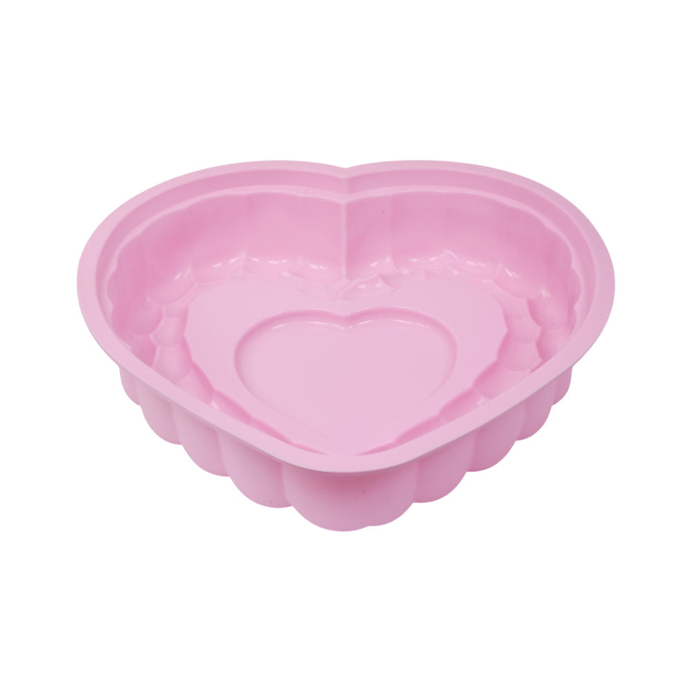 CAKE PAN HEART SILICONE IR YH406/E37-39 Default Title - MamasJan Crockery