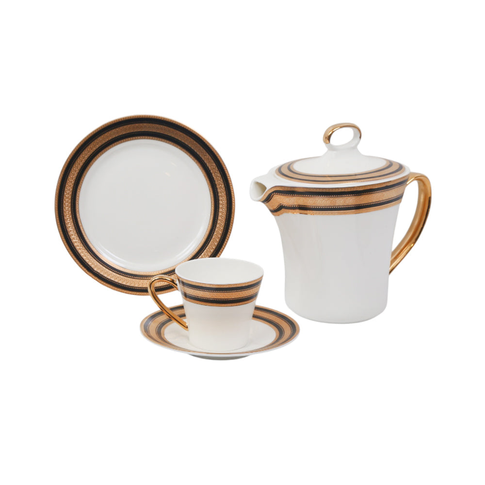 TEA SET 24PC BONE DESIGN NO.2 Default Title - MamasJan Crockery