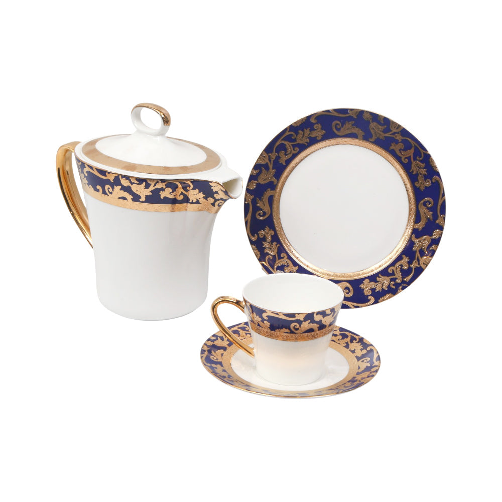 TEA SET 24PC BONE DESIGN NO.4 Default Title - MamasJan Crockery