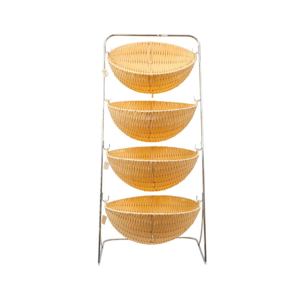 KITCHEN TROLLEY 4 TIRE S082-4 AH Default Title - MamasJan Crockery